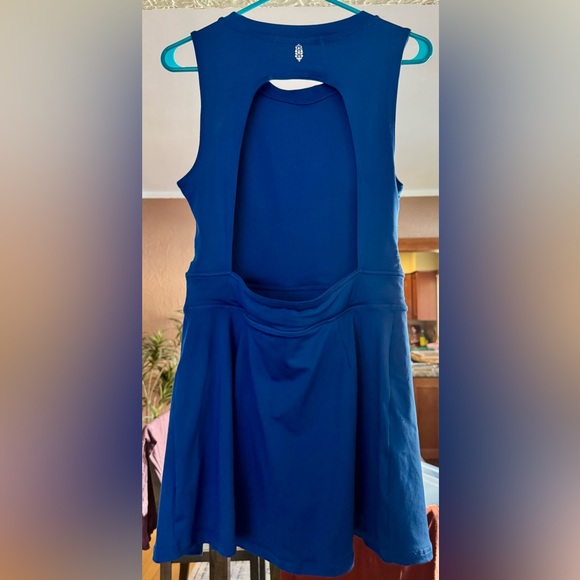 FP Movement Free People Easy Does It Dress size Medium Atlantic Blue - Picture 9 of 12